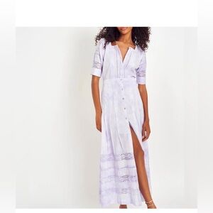 LOVESHACKFANCY Edie midi dress